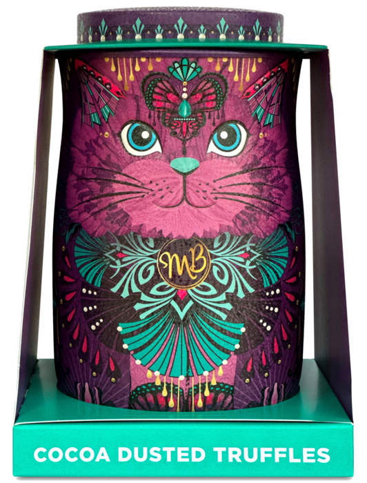 Monty Bojangles Violet Rebel Choccy Truffles Cat Tin