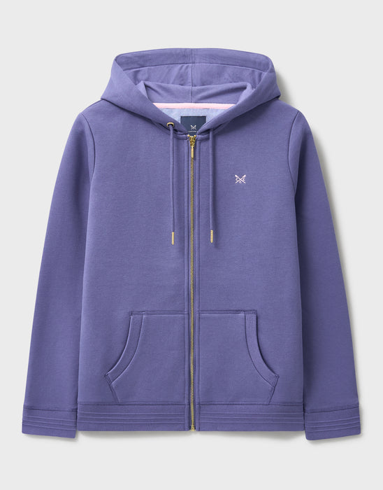 Crew Clothing Women's Heritage Zip Through In Marlin