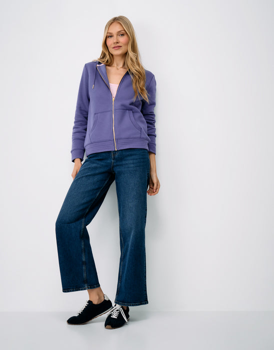 Crew Clothing Women's Heritage Zip Through In Marlin