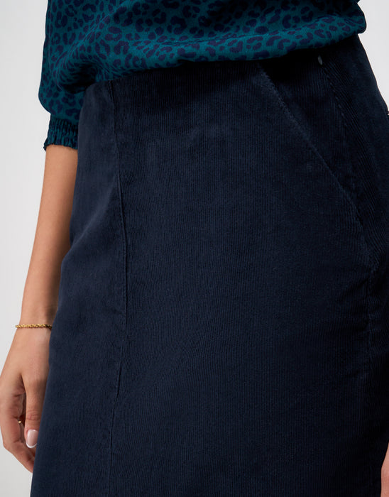 Crew Clothing Women's Cord Mini Skirt In Navy