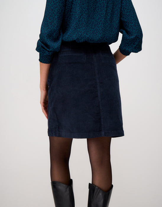 Crew Clothing Women's Cord Mini Skirt In Navy