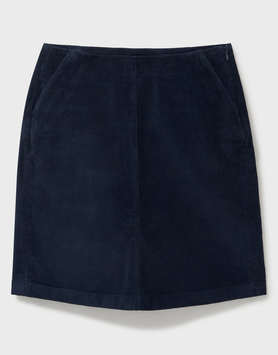 Crew Clothing Women's Cord Mini Skirt In Navy