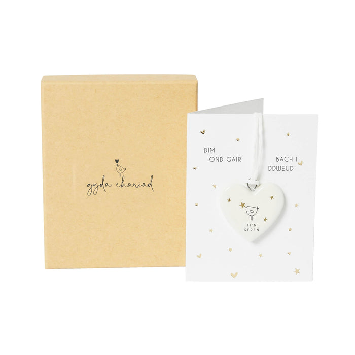 Belly Button Welsh 'You Are A Star' Boxed Decoration