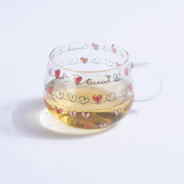 Belly Button Cariad Glass Mug