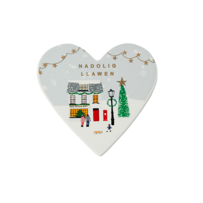 Belly Button 'Nadolig Llawen' Street Scene Coaster