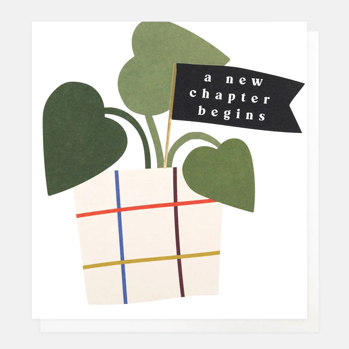 Caroline Gardner Houseplant A New Chapter Begins Card