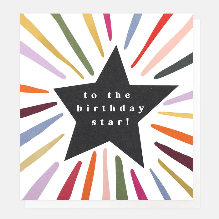 Caroline Gardner Star Burst To The Birthday Star Card
