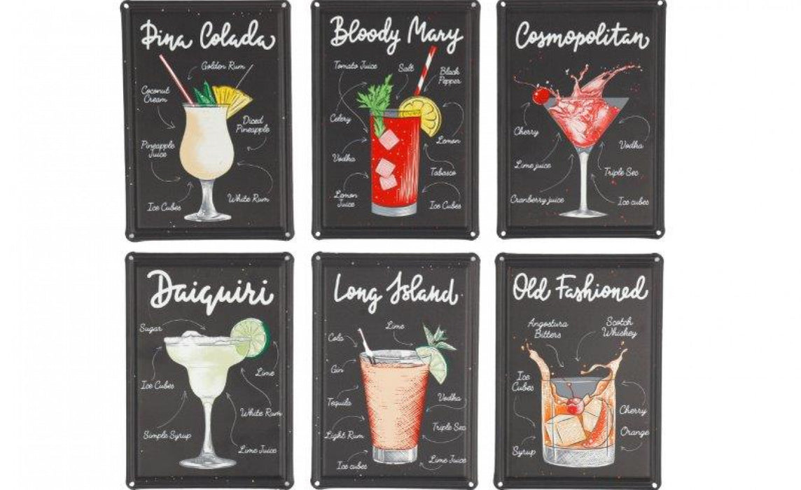 Sifcon Cocktail Wall Art