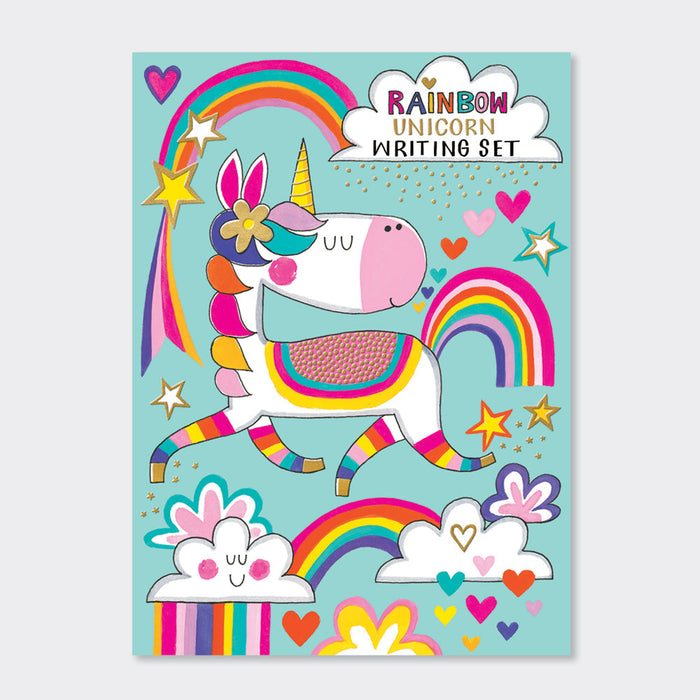 Rachel Ellen Letter Writing Set - Rainbow Unicorn