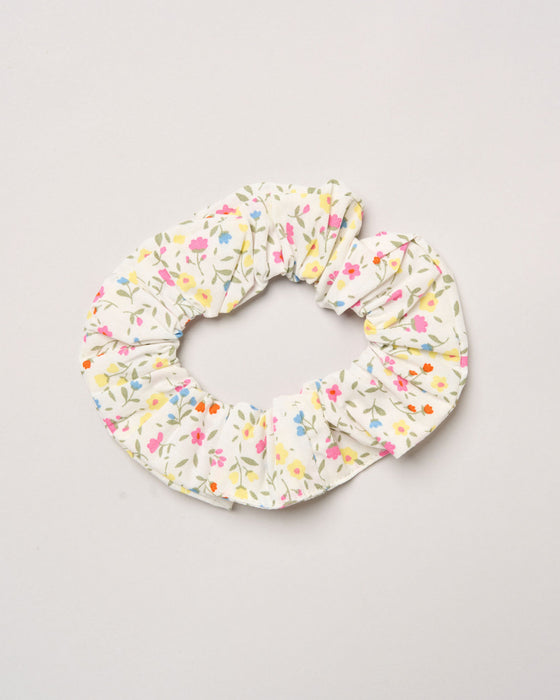 Willow & Whistle Cream Shirred Dress And Scrunchie