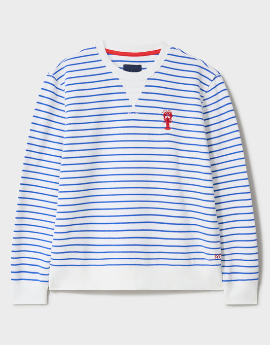 Crew Clothing Women's Breton Graphic Sweatshirt In Lobster