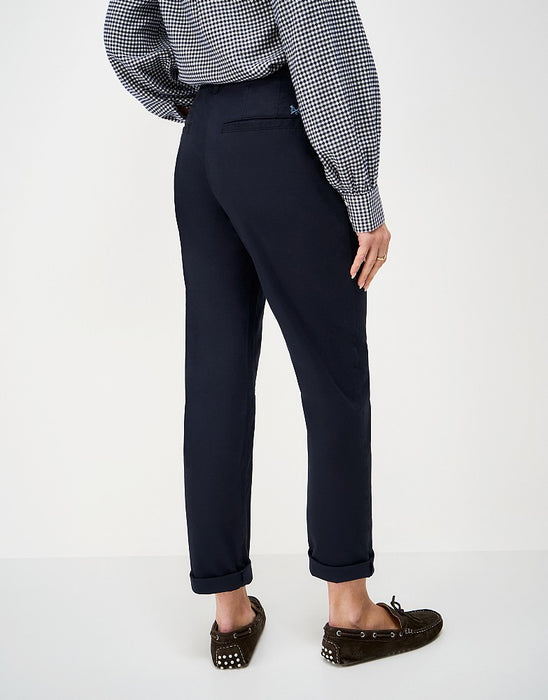 Crew Clothing Women's Garment Washed Chino In Navy