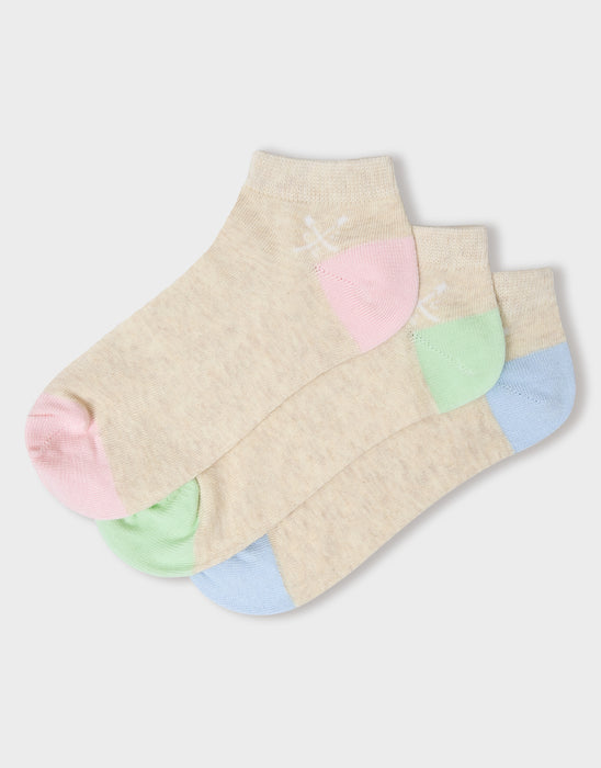 Crew Clothing Mens 3 Pack Bamboo Socks In Pink