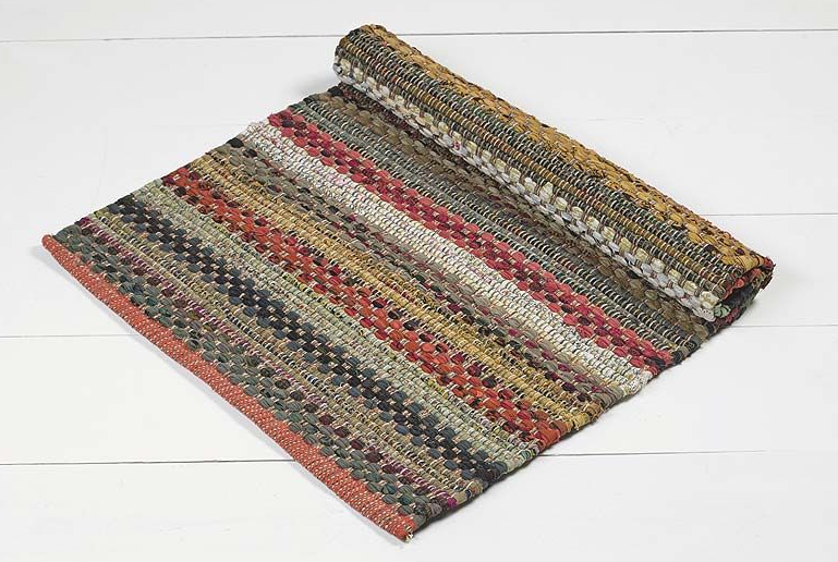 Walton & Co Aztec Chindi Red Rug