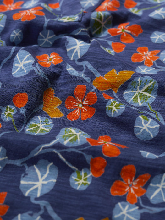Seasalt Women's Wavecrest Shirt In Winding Nasturtiums Squall