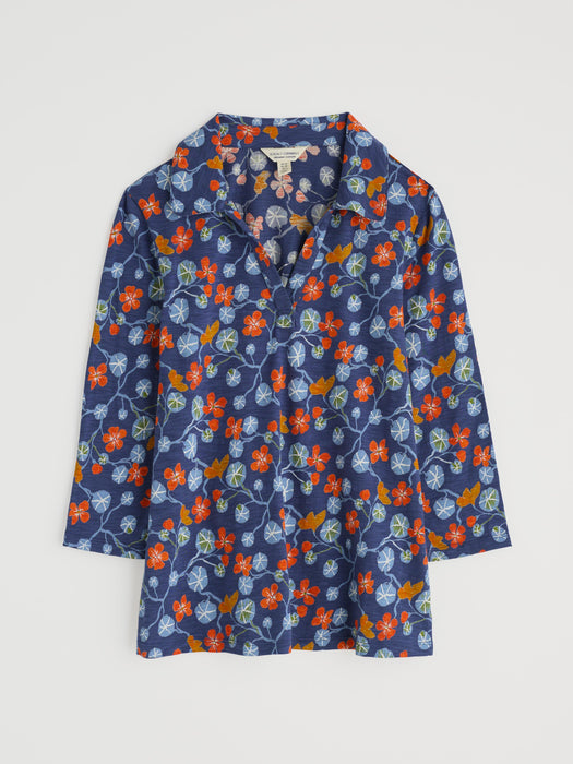 Seasalt Women's Wavecrest Shirt In Winding Nasturtiums Squall
