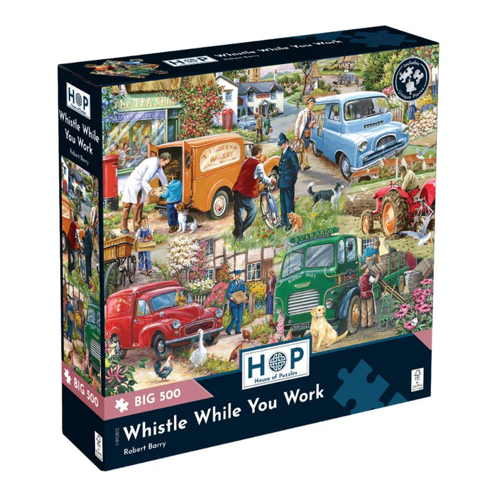House of Puzzles Whistle While You Work BIG 500 Jigsaw Puzzle
