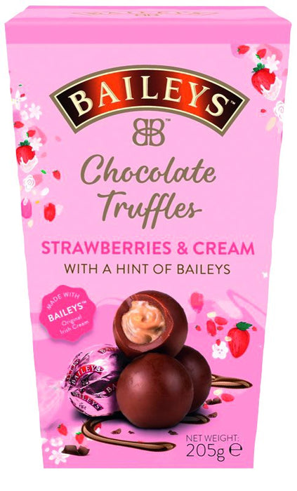 Baileys Strawberries & Cream Milk Chocolate Truffle Box 205g