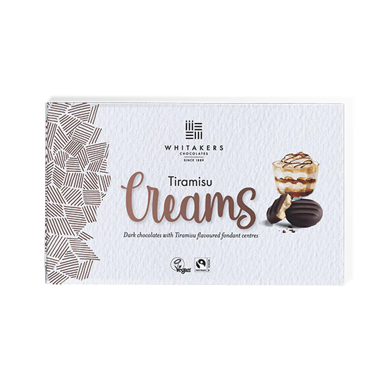 Whitakers Dark Chocolate Tiramisu Fondant Creams 150g