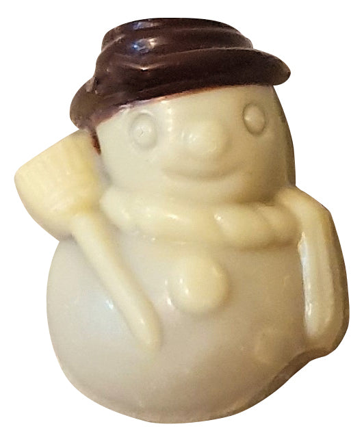 White Chocolate Snowman With Caramel Filling