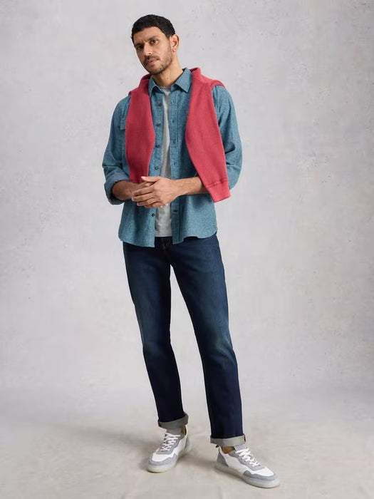 White Stuff Men's Darwen Grindle In Mid Blue