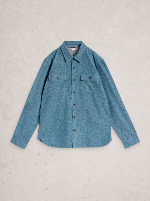 White Stuff Men's Darwen Grindle In Mid Blue