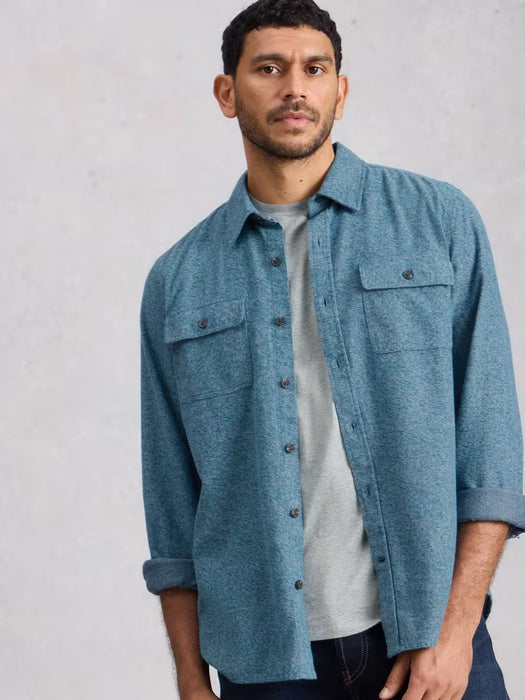 White Stuff Men's Darwen Grindle In Mid Blue
