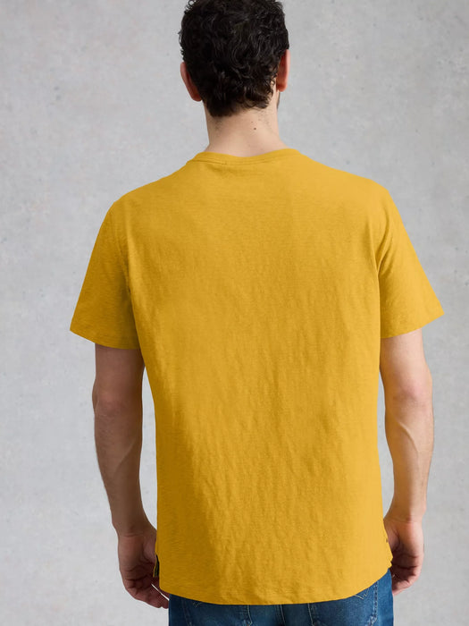 White Stuff Men's Abersoch Scooter Graphic Tee In Yellow Print