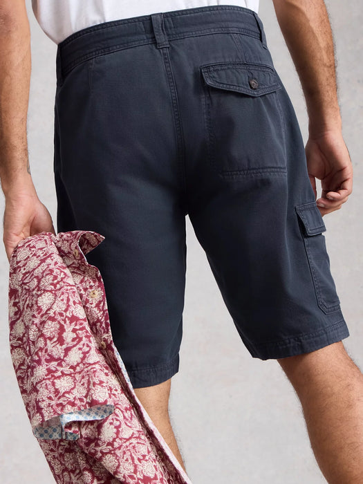 White Stuff Men's Kemble Cargo Short In Dark Navy