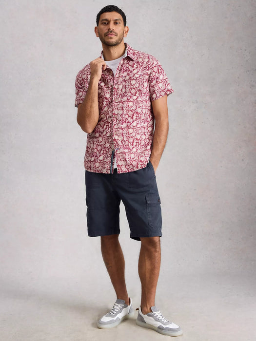 White Stuff Men's Kemble Cargo Short In Dark Navy