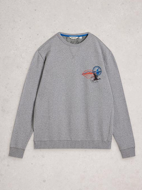 White Stuff Men's Sidmouth Top In Grey Multi