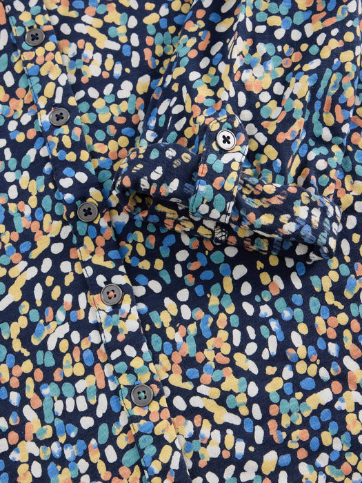 White Stuff Women's Annie Jersey Shirt In Navy Print