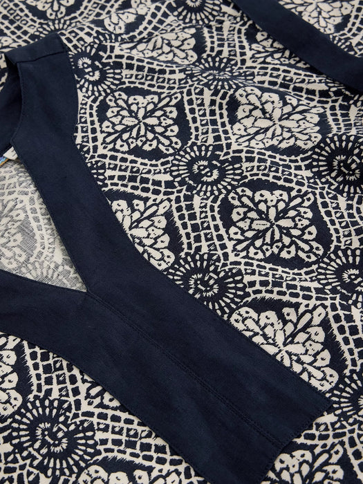 White Stuff Women's Jilly Linen Dress In Navy Multi