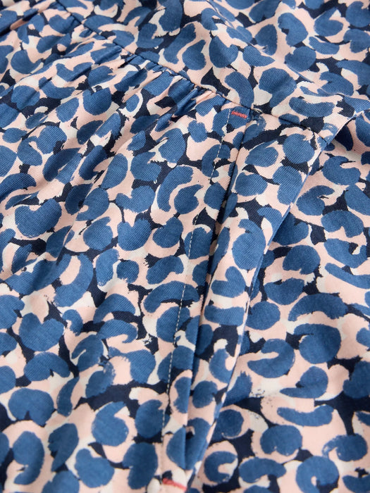 White Stuff Women's Leah Jersey Dress In Blue Multi
