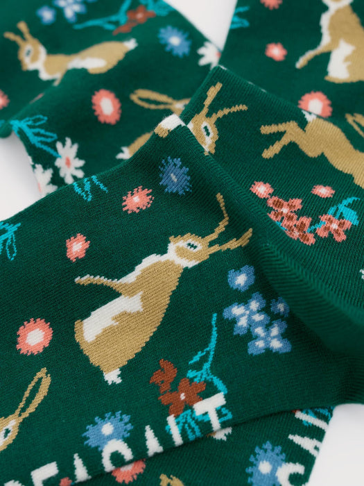 Seasalt Women's Bamboo Arty Socks In Hares Leap Dark Wreckage