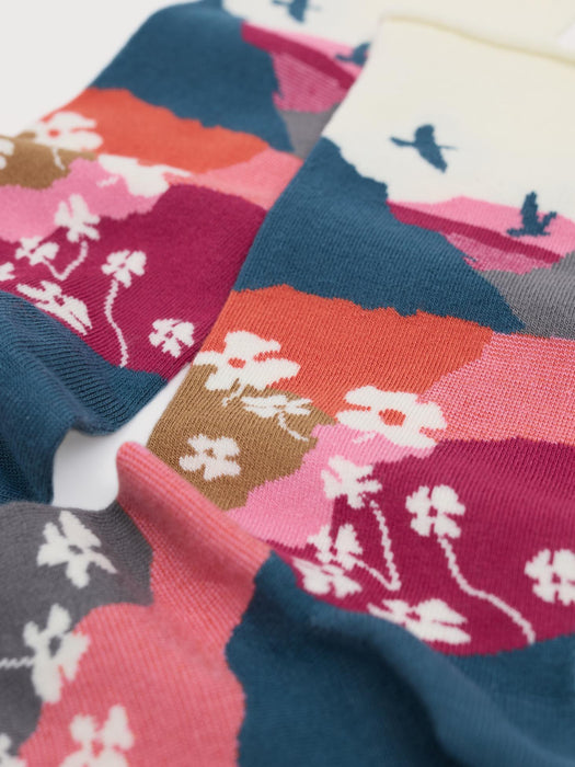 Seasalt Women's Bamboo Arty Socks In Morning Spring Wicker