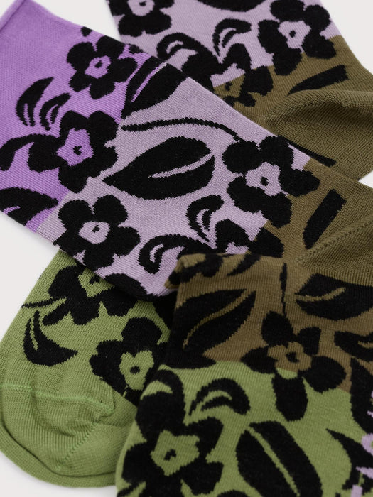 Seasalt Women's Bamboo Arty Socks In Winsome Floral Mix