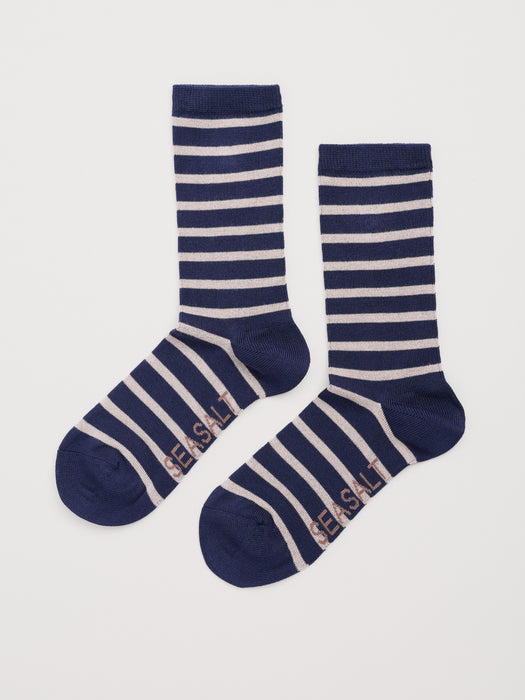 Seasalt Women's Sailor Socks In Breton Magpie