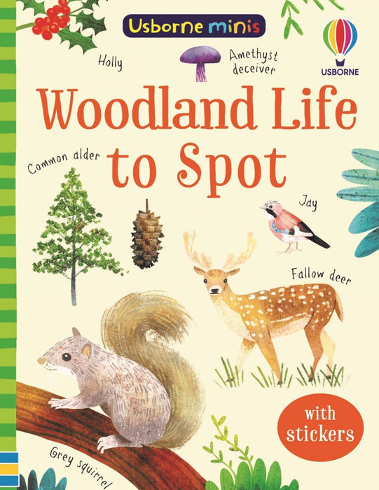 Usborne Minis Woodland Life To Spot Book
