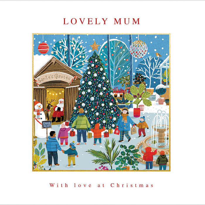 Woodmansterne 'Lovely Mum' Christmas Card