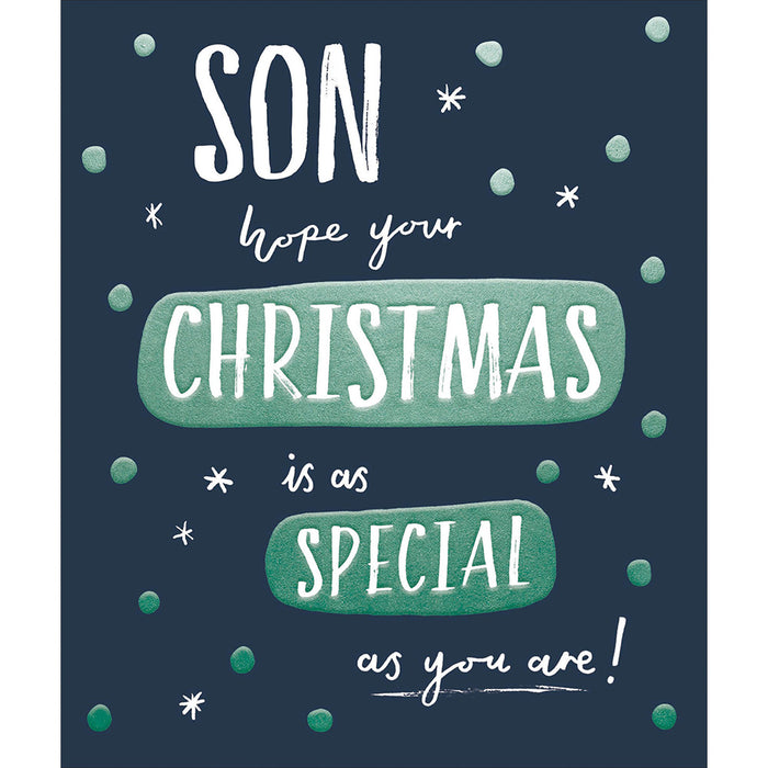 Woodmansterne 'Brilliant Son' Christmas Card