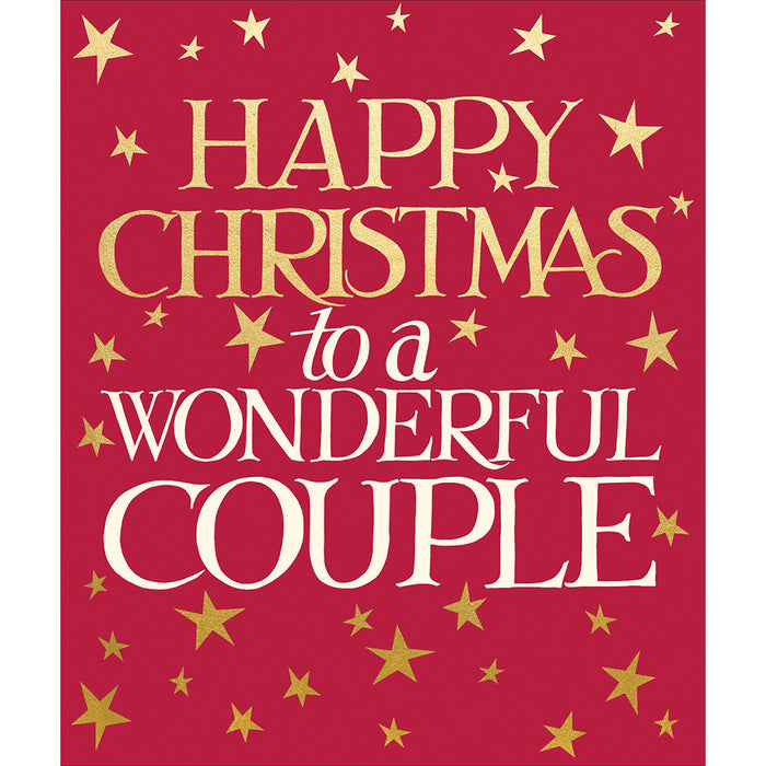Woodmansterne 'To A Wonderful Couple' Christmas Card