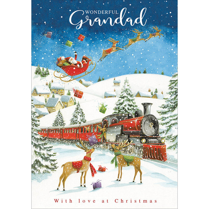 Woodmansterne 'Wonderful Grandad' Christmas Card