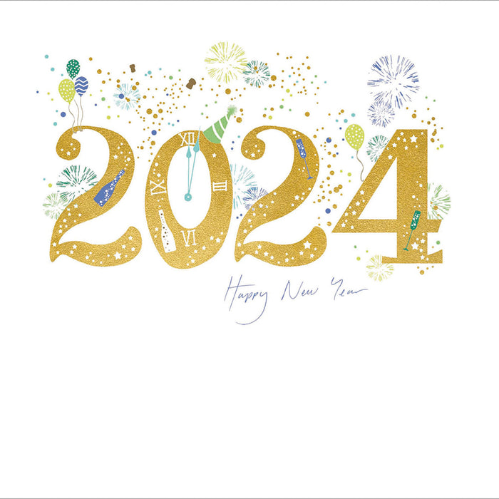 Woodmansterne '2024 Happy New Year' Christmas Card