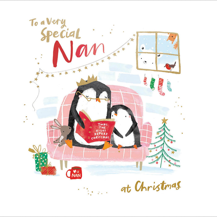 Woodmansterne 'To A Special Nan' Christmas Card