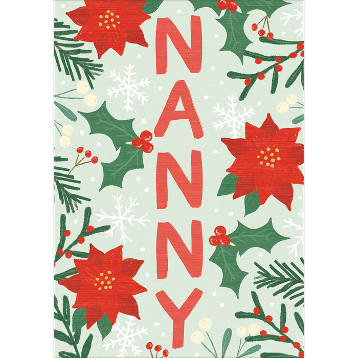 Woodmansterne 'Nanny' Christmas Card