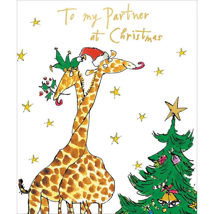 Woodmansterne 'To My Partner' Christmas Card