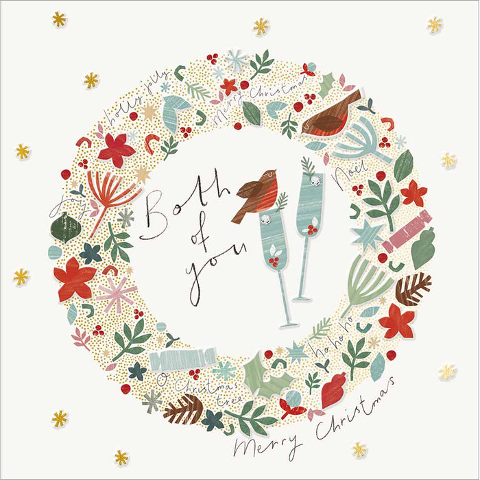 Woodmansterne Both of You Deck the Halls Christmas Card