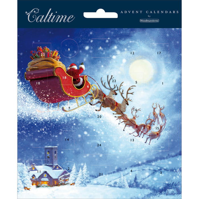 Woodmansterne Christmas Eve Card Advent Calendar