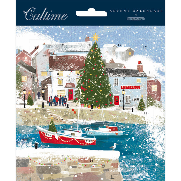 Woodmansterne Harbour in the Snow Advent Calendar